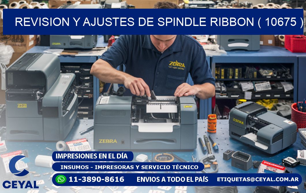 REVISION Y AJUSTES DE SPINDLE RIBBON ( 10675 )