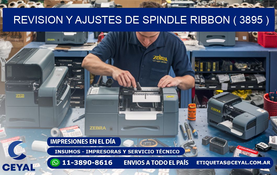 REVISION Y AJUSTES DE SPINDLE RIBBON ( 3895 )