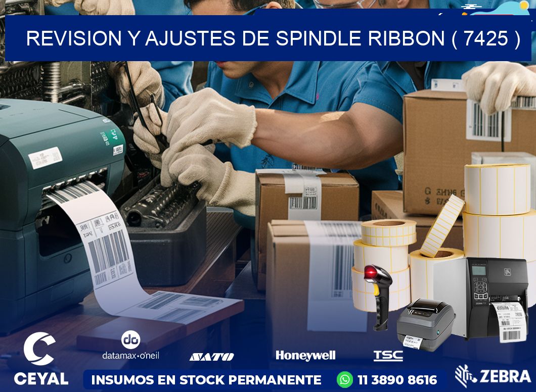 REVISION Y AJUSTES DE SPINDLE RIBBON ( 7425 )