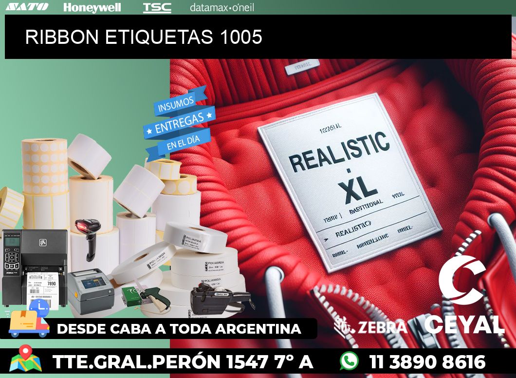 RIBBON ETIQUETAS 1005