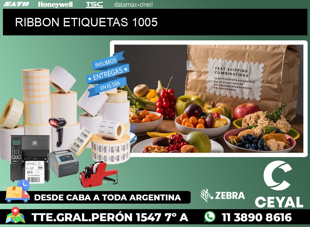 RIBBON ETIQUETAS 1005