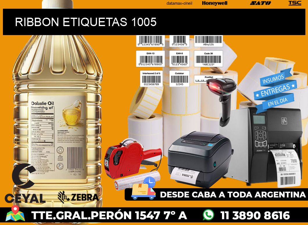 RIBBON ETIQUETAS 1005