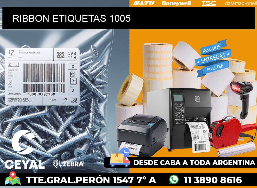 RIBBON ETIQUETAS 1005