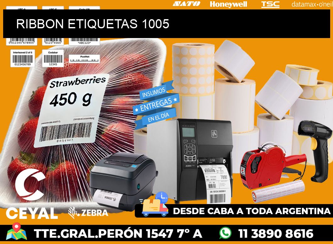 RIBBON ETIQUETAS 1005