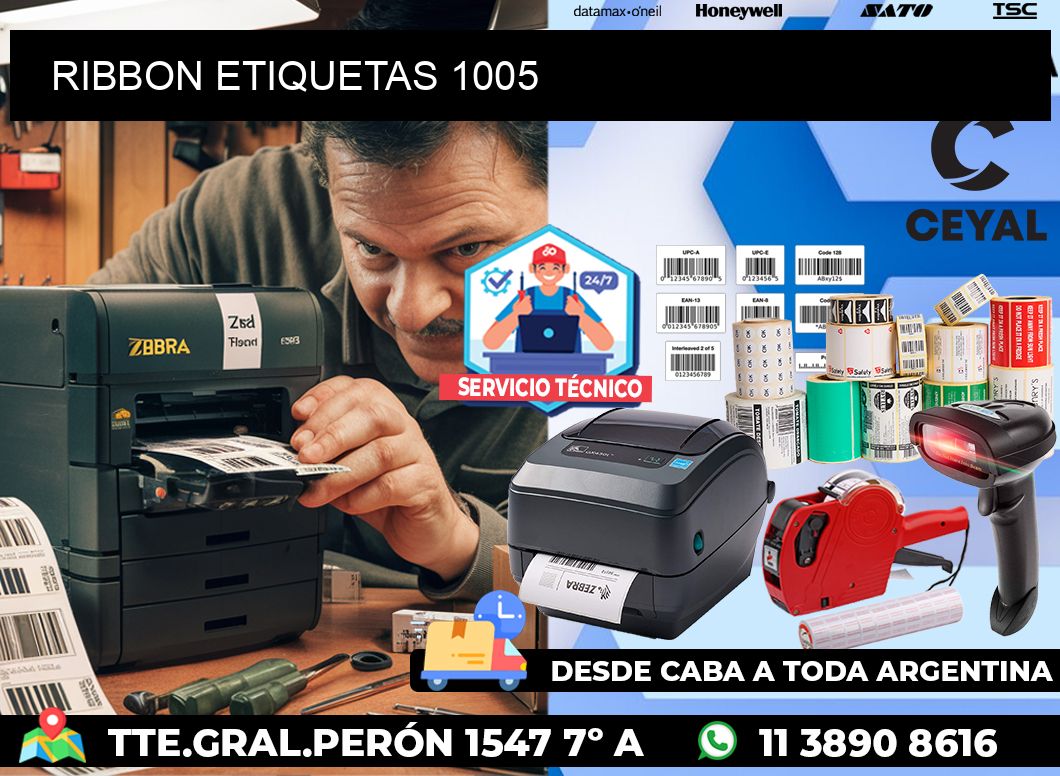 RIBBON ETIQUETAS 1005