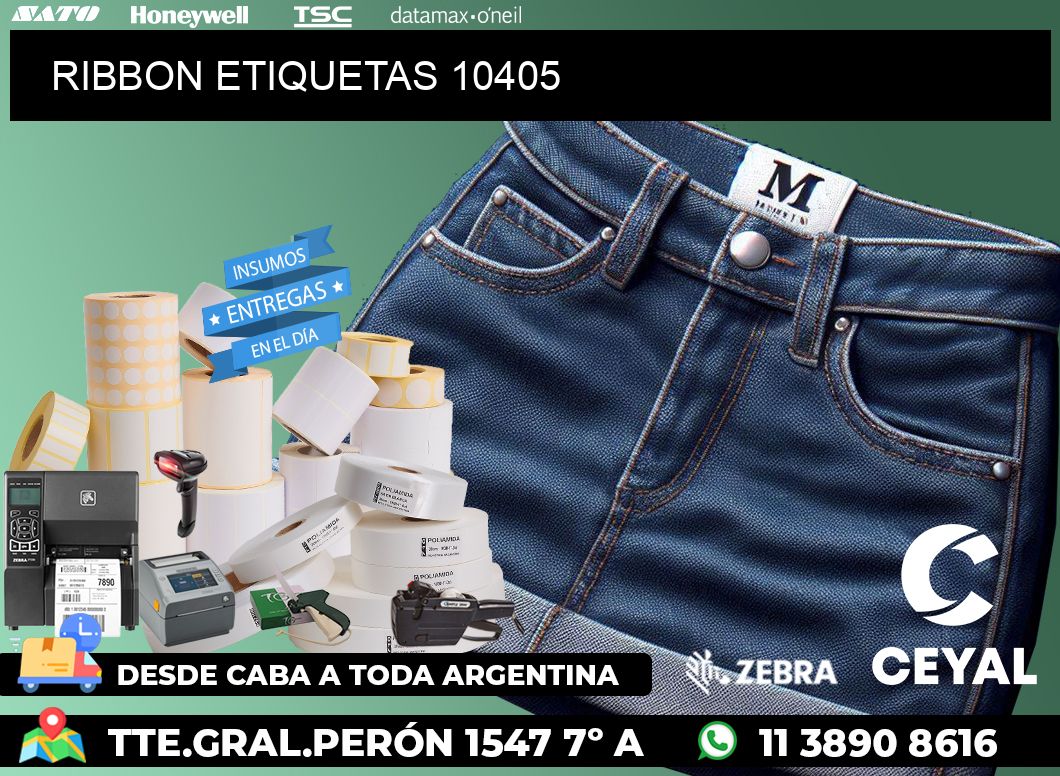 RIBBON ETIQUETAS 10405