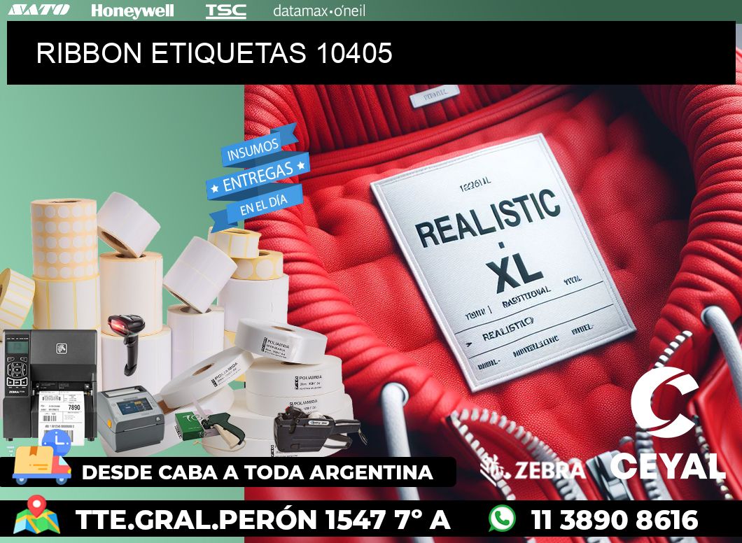 RIBBON ETIQUETAS 10405