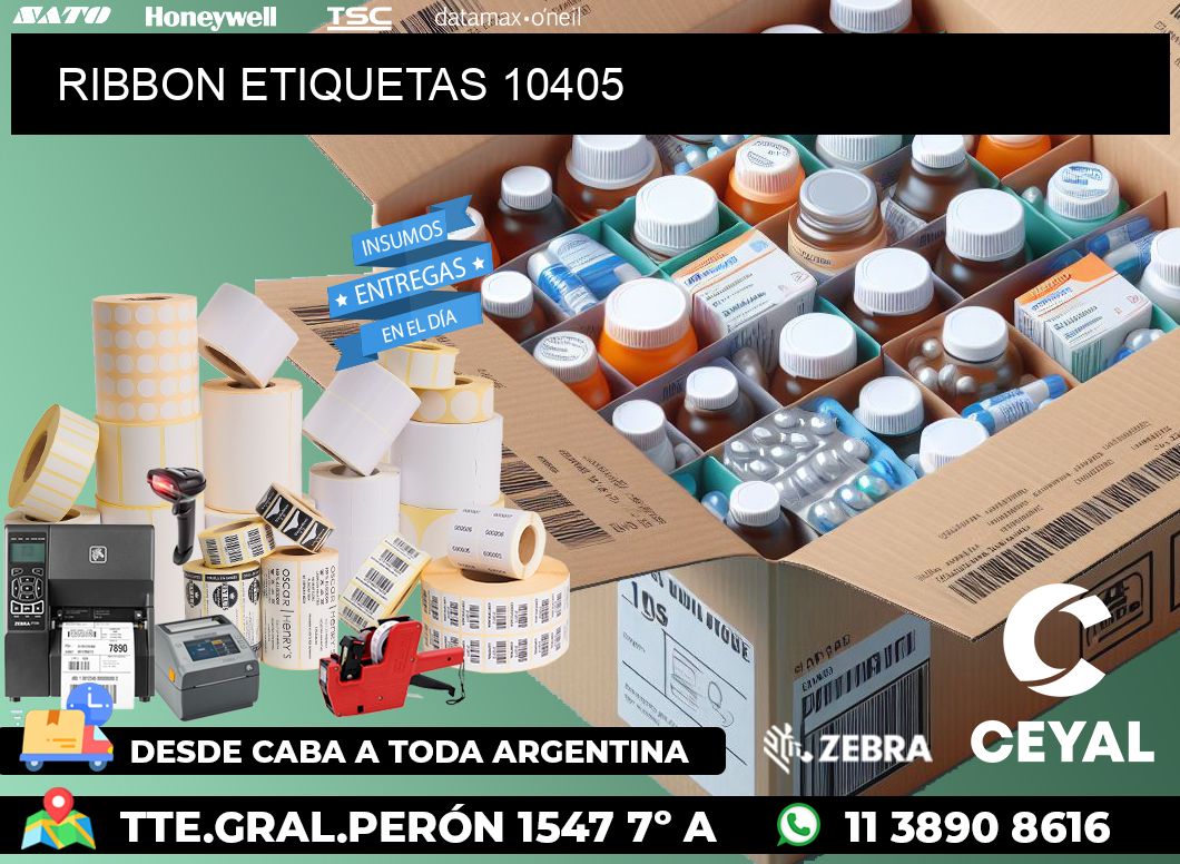 RIBBON ETIQUETAS 10405