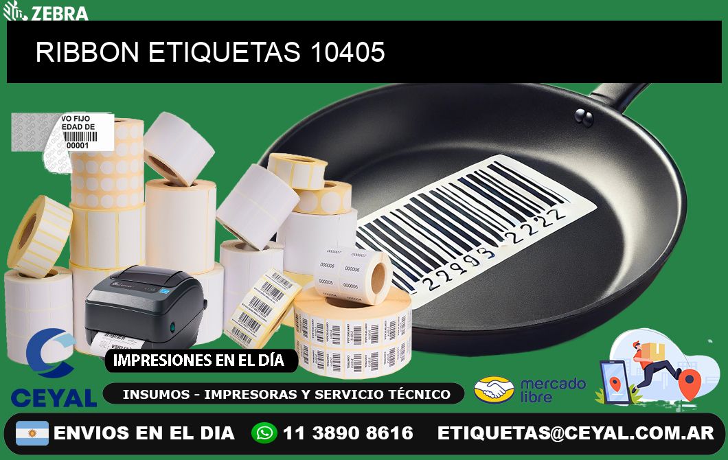 RIBBON ETIQUETAS 10405