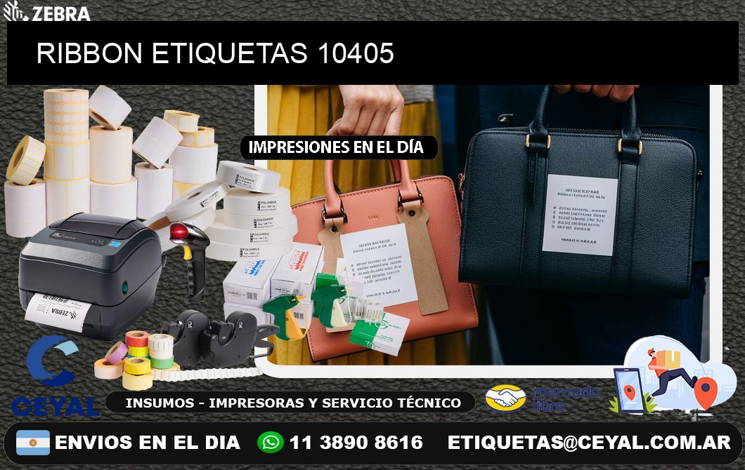 RIBBON ETIQUETAS 10405
