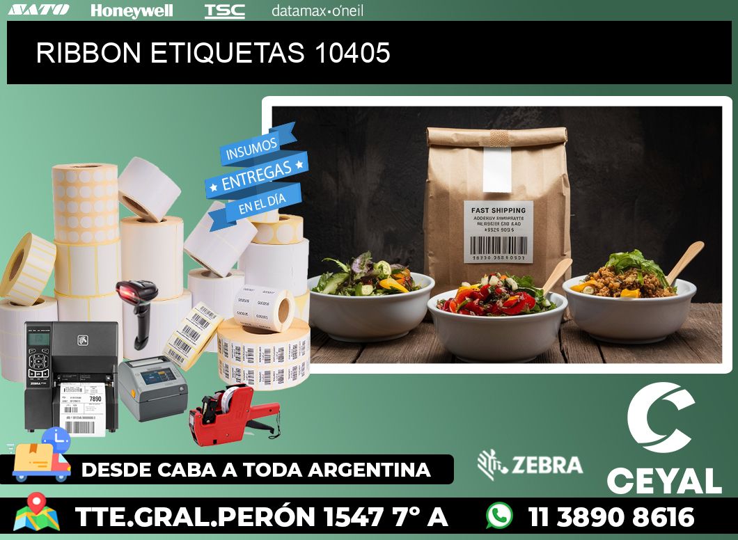 RIBBON ETIQUETAS 10405