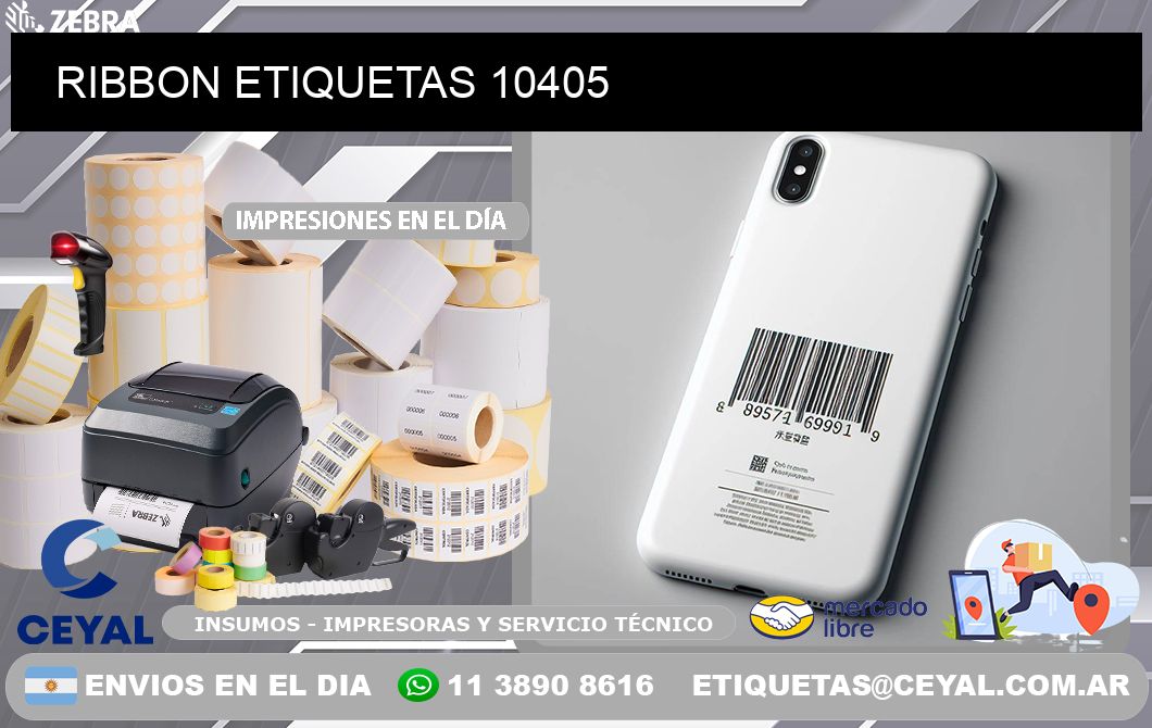 RIBBON ETIQUETAS 10405