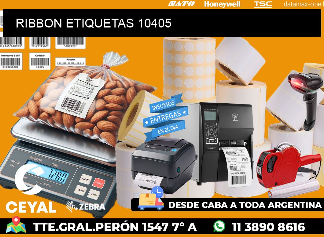 RIBBON ETIQUETAS 10405