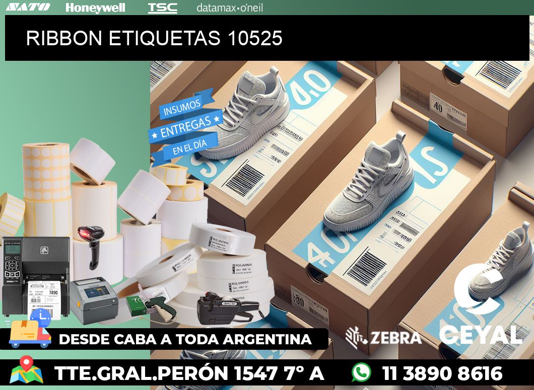RIBBON ETIQUETAS 10525