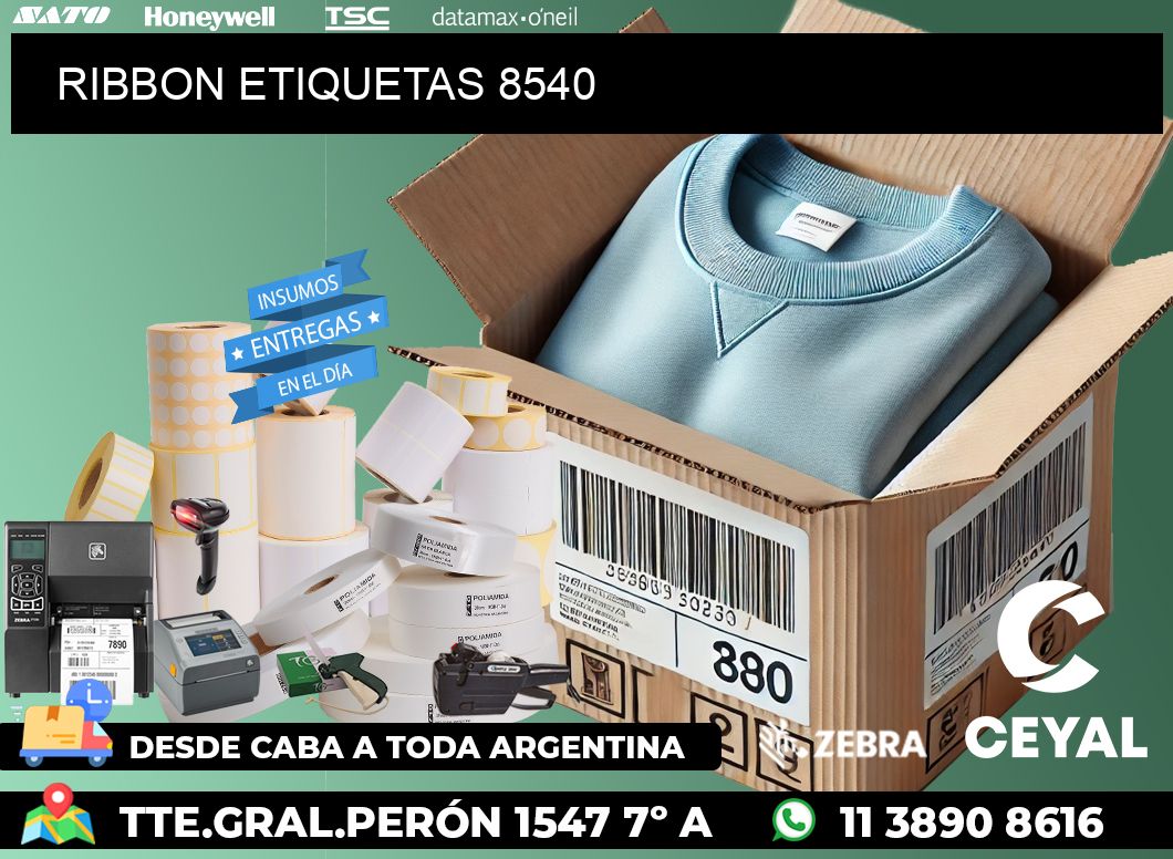 RIBBON ETIQUETAS 8540