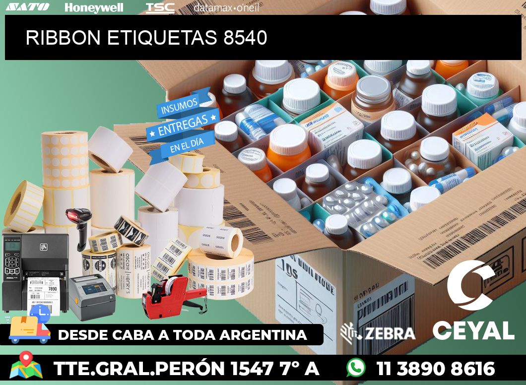 RIBBON ETIQUETAS 8540