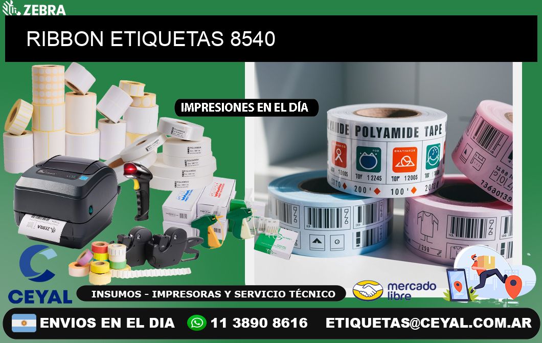 RIBBON ETIQUETAS 8540