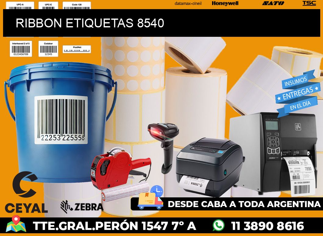 RIBBON ETIQUETAS 8540