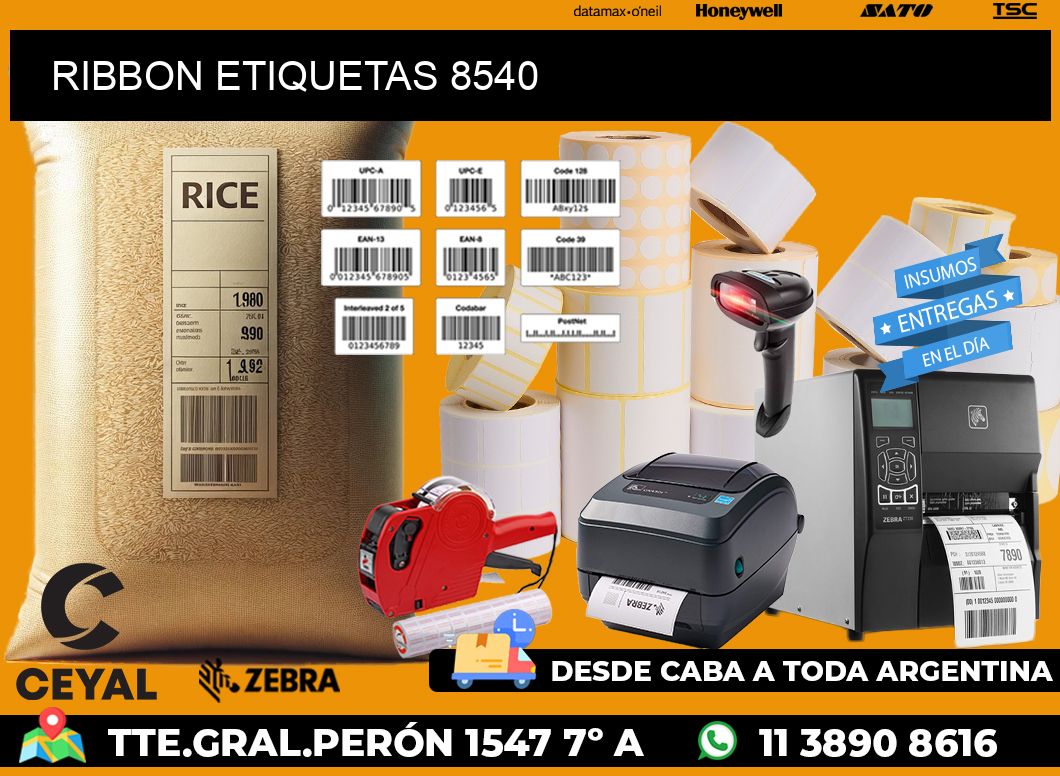 RIBBON ETIQUETAS 8540