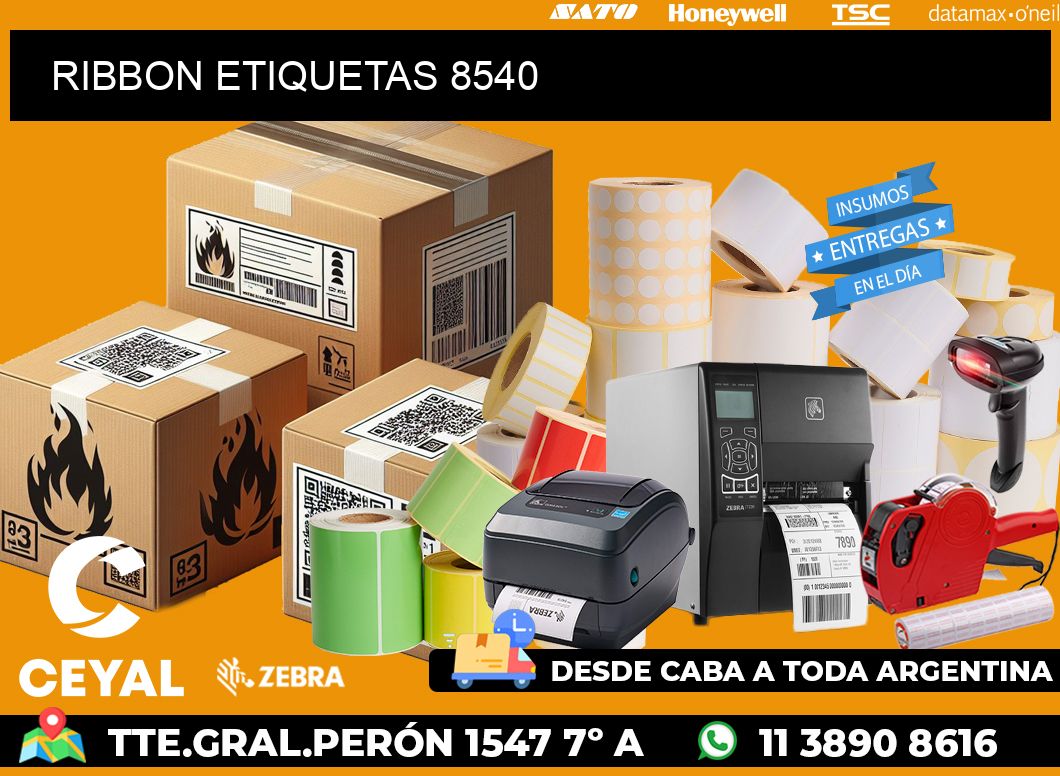 RIBBON ETIQUETAS 8540