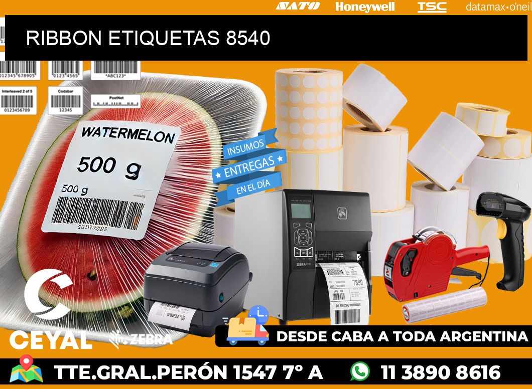 RIBBON ETIQUETAS 8540