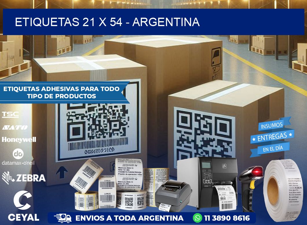 ETIQUETAS 21 x 54 – ARGENTINA