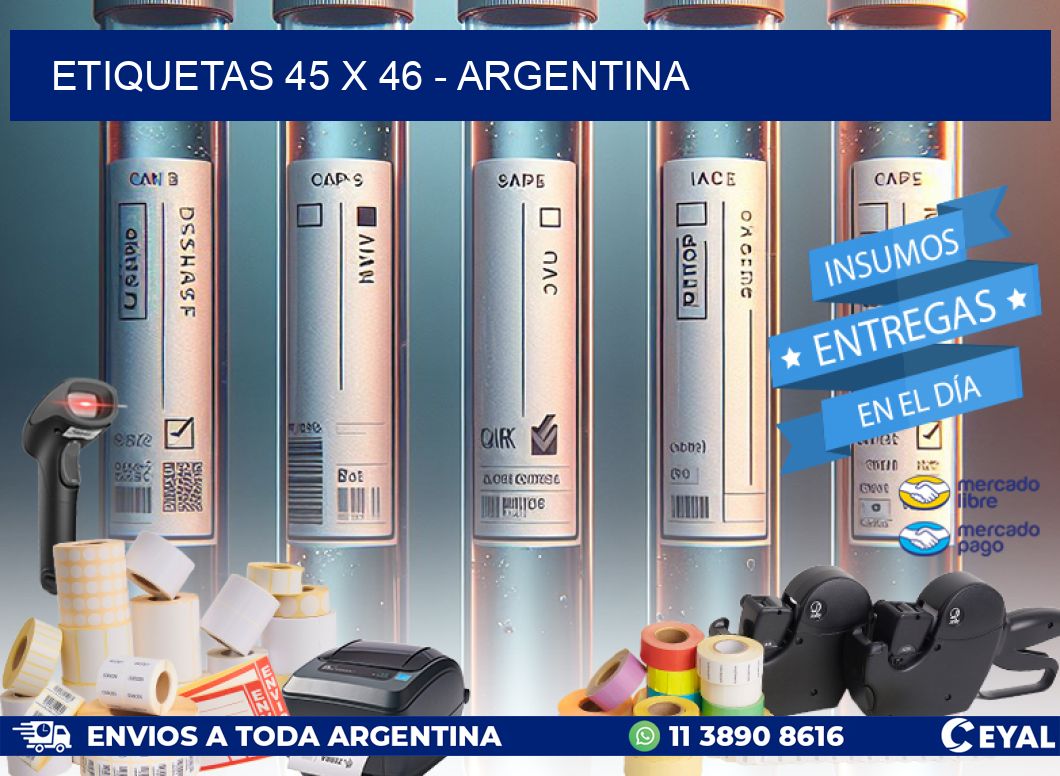 ETIQUETAS 45 x 46 - ARGENTINA