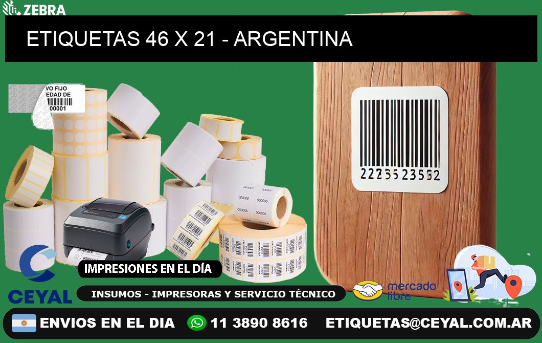 ETIQUETAS 46 x 21 - ARGENTINA