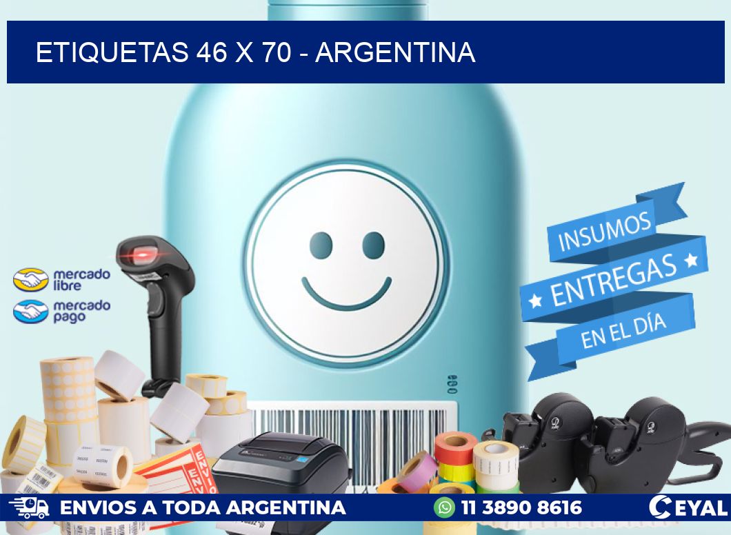 ETIQUETAS 46 x 70 - ARGENTINA