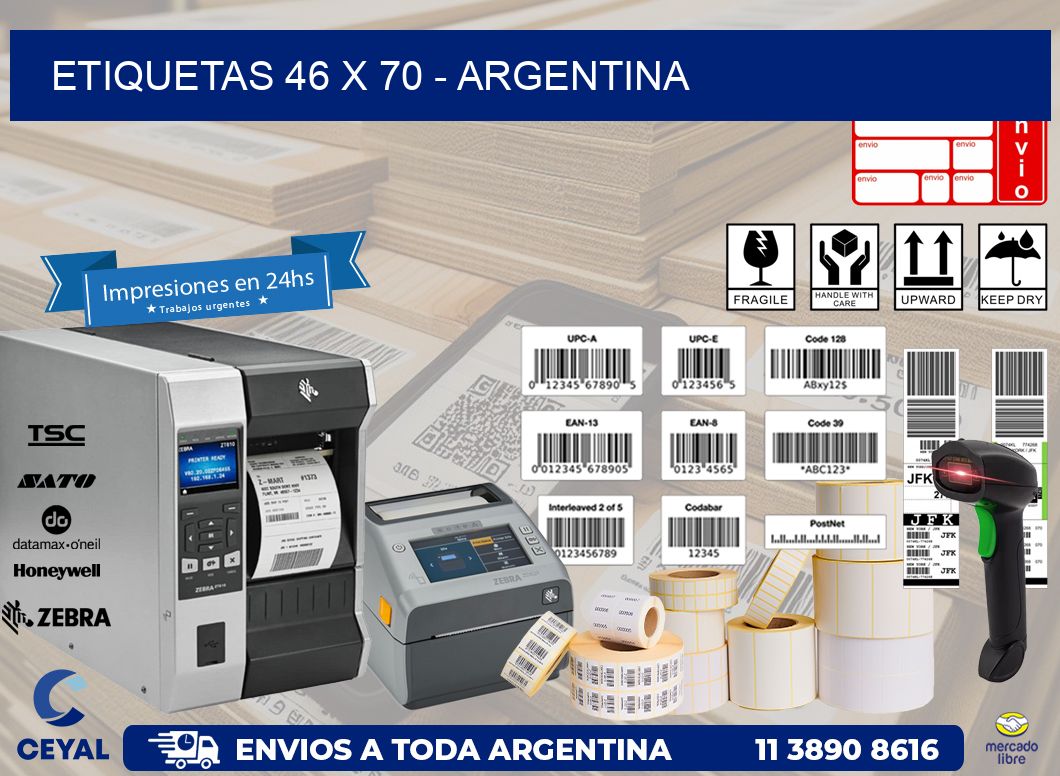 ETIQUETAS 46 x 70 - ARGENTINA