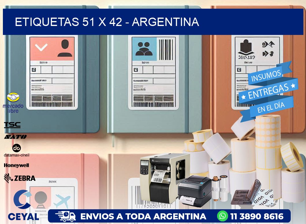 ETIQUETAS 51 x 42 - ARGENTINA