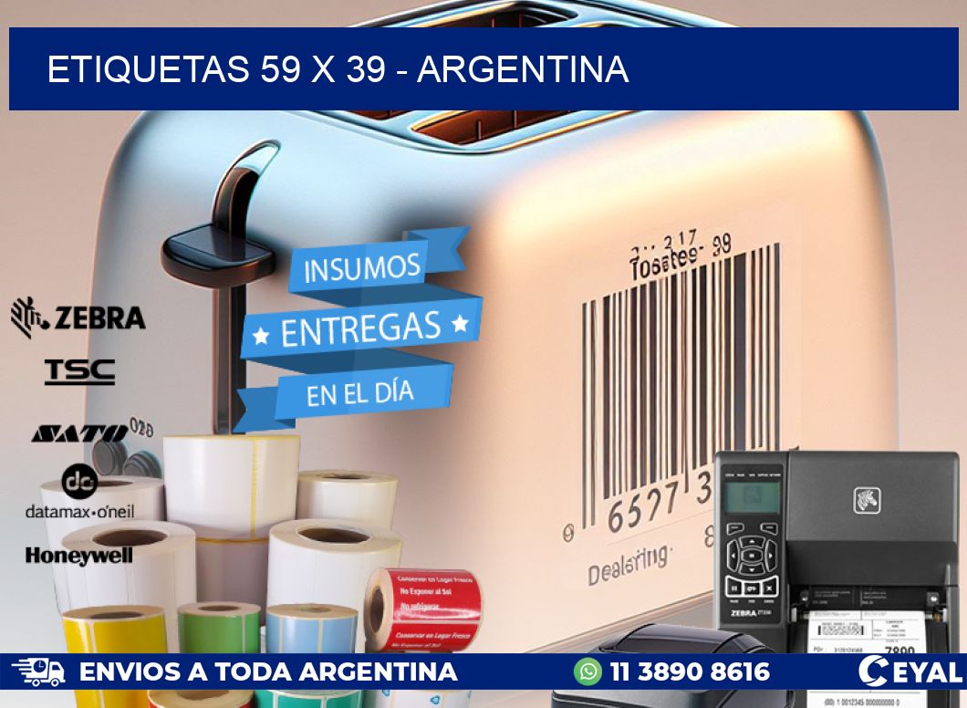 ETIQUETAS 59 x 39 - ARGENTINA