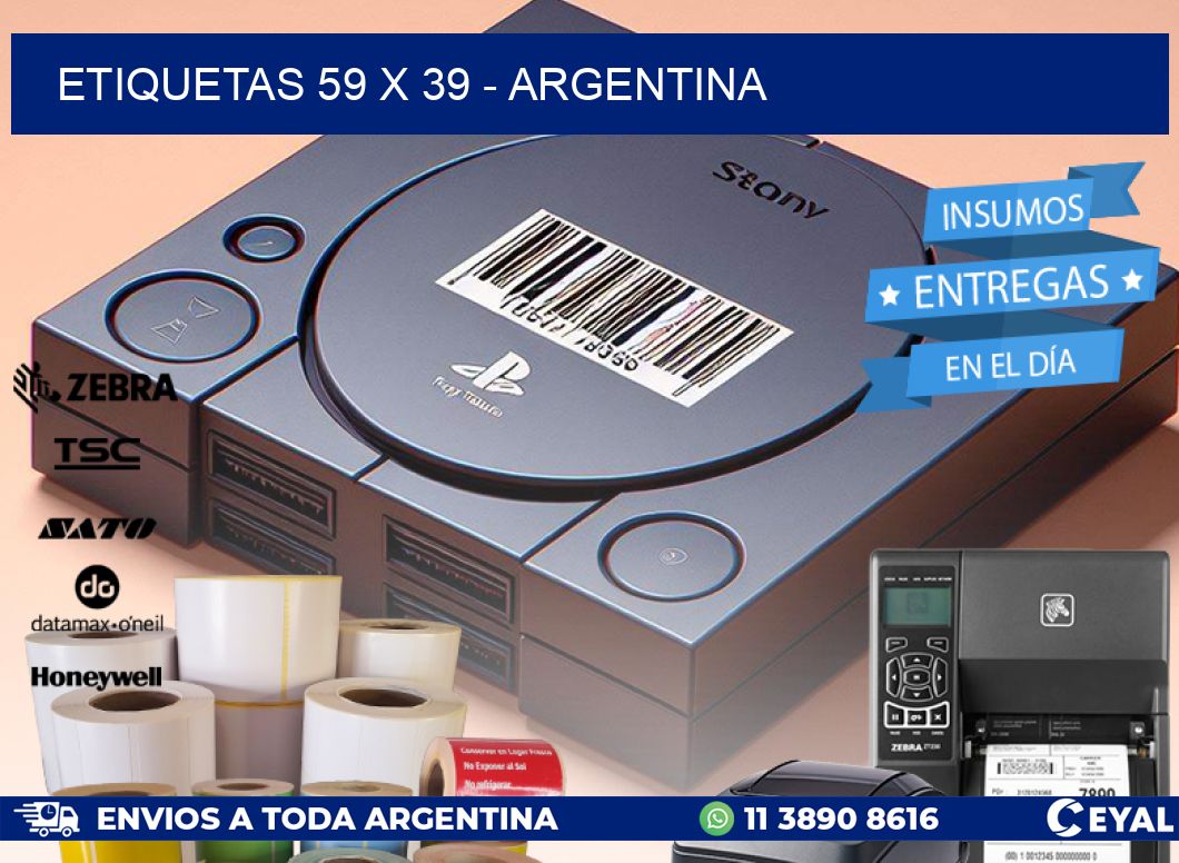 ETIQUETAS 59 x 39 - ARGENTINA