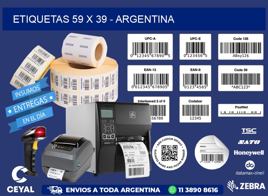 ETIQUETAS 59 x 39 - ARGENTINA
