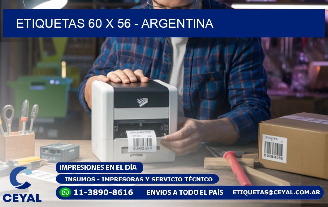 ETIQUETAS 60 x 56 - ARGENTINA