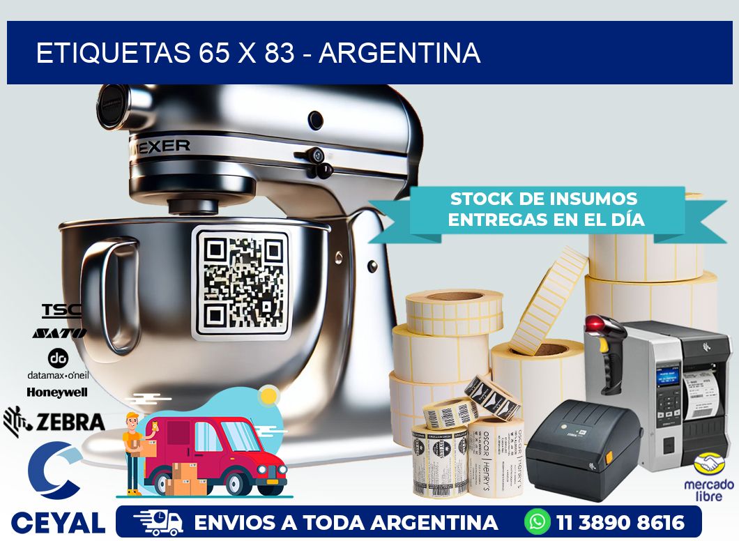 ETIQUETAS 65 x 83 – ARGENTINA