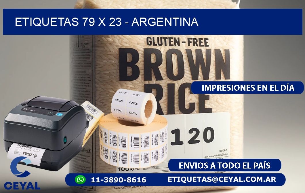 ETIQUETAS 79 x 23 - ARGENTINA