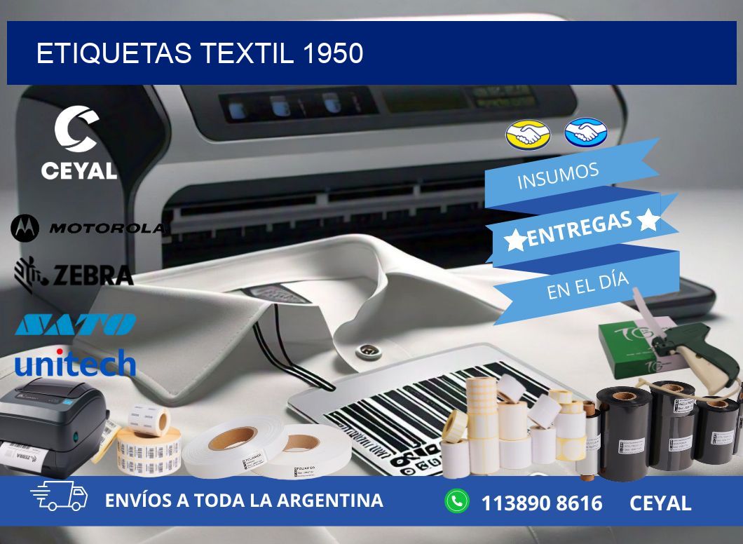 ETIQUETAS TEXTIL 1950