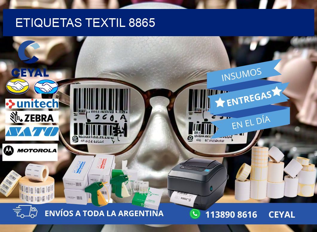 ETIQUETAS TEXTIL 8865