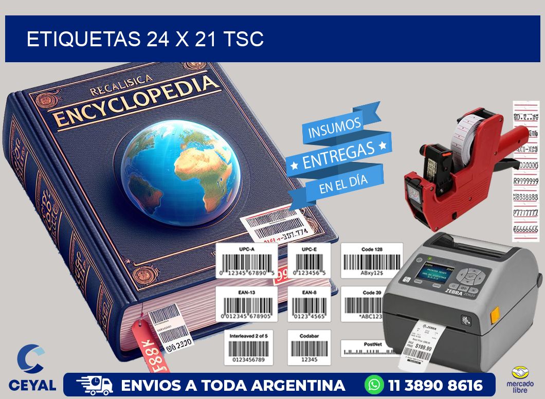 ETIQUETAS 24 x 21 TSC