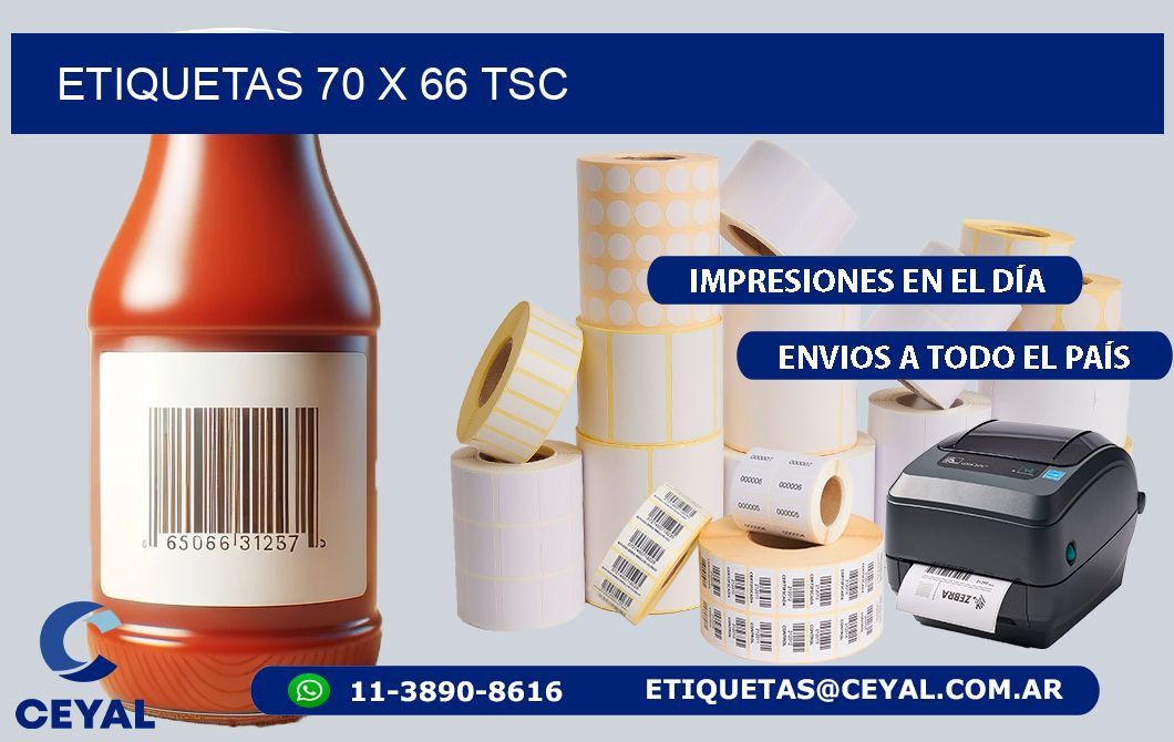 ETIQUETAS 70 x 66 TSC