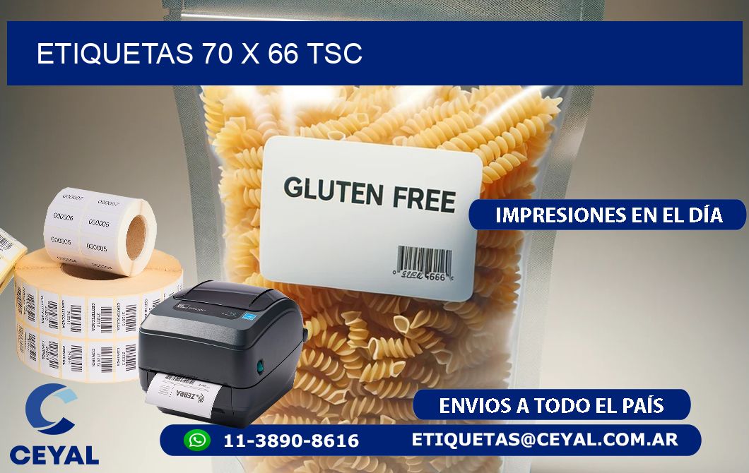 ETIQUETAS 70 x 66 TSC