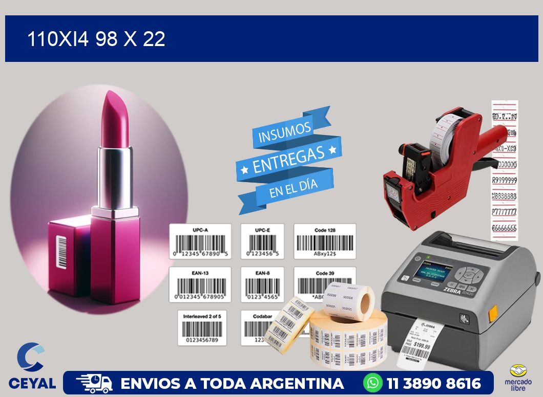 110Xi4 98 x 22