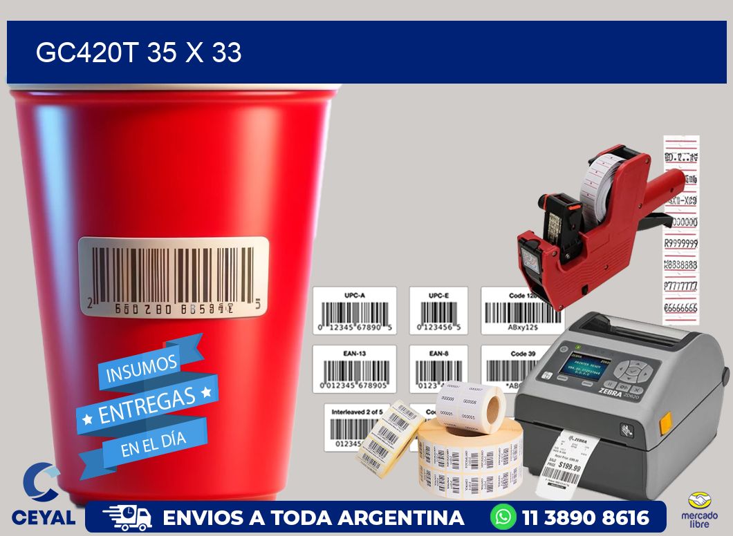 GC420T 35 x 33