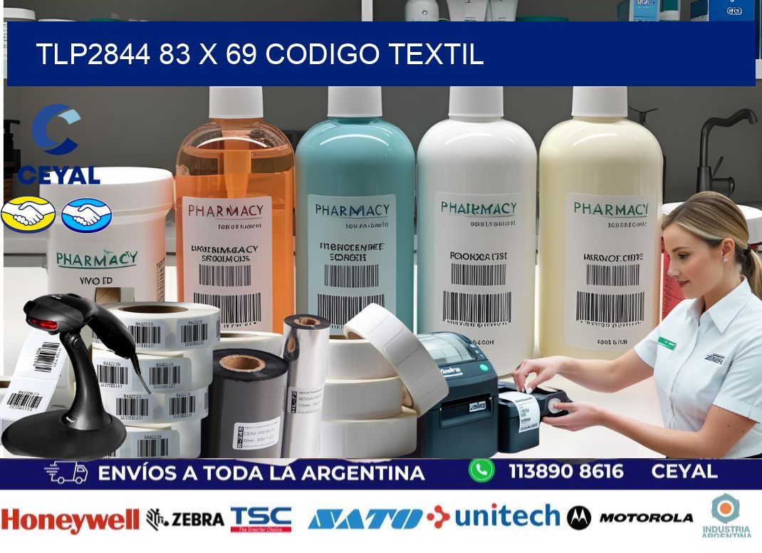 TLP2844 83 x 69 CODIGO TEXTIL