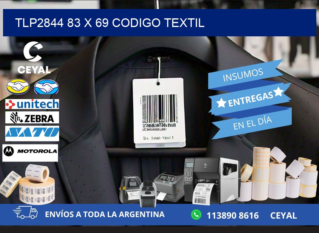 TLP2844 83 x 69 CODIGO TEXTIL