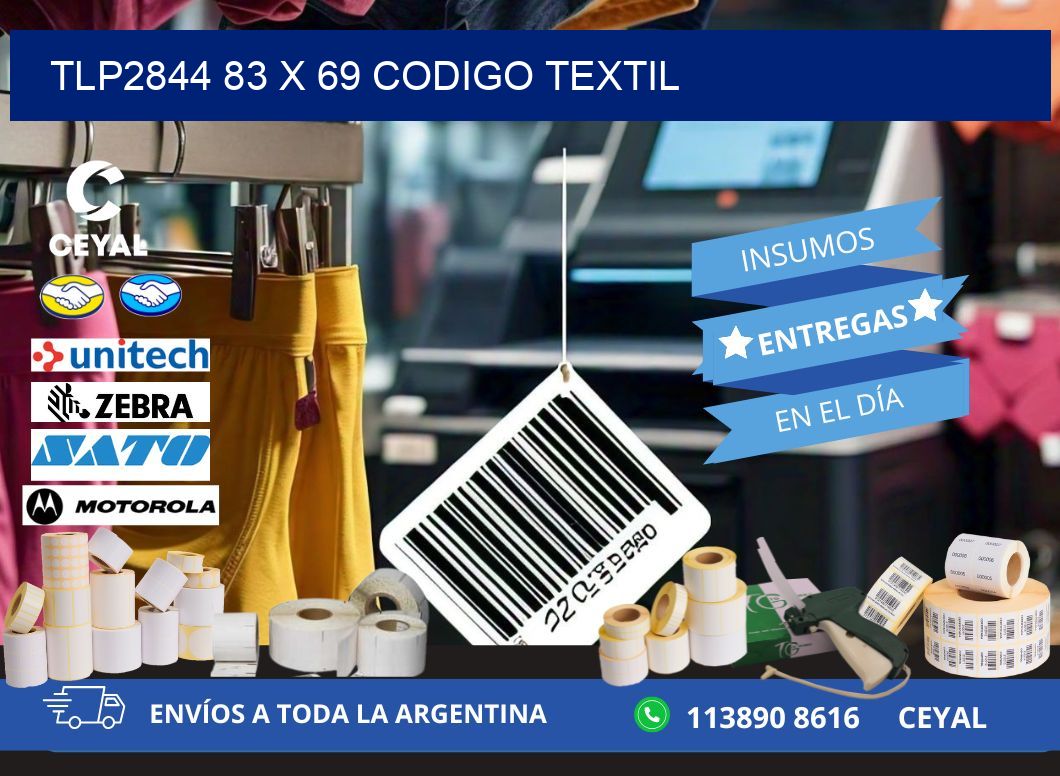 TLP2844 83 x 69 CODIGO TEXTIL