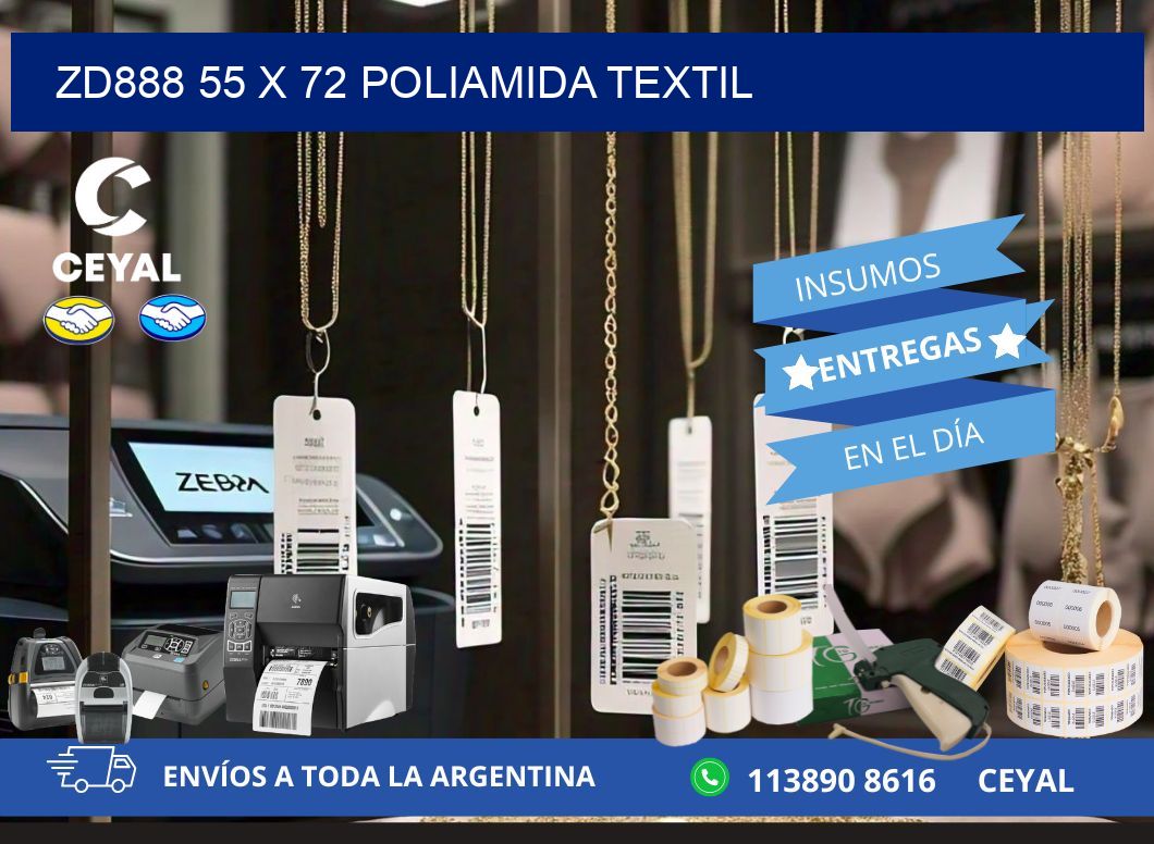 ZD888 55 x 72 POLIAMIDA TEXTIL
