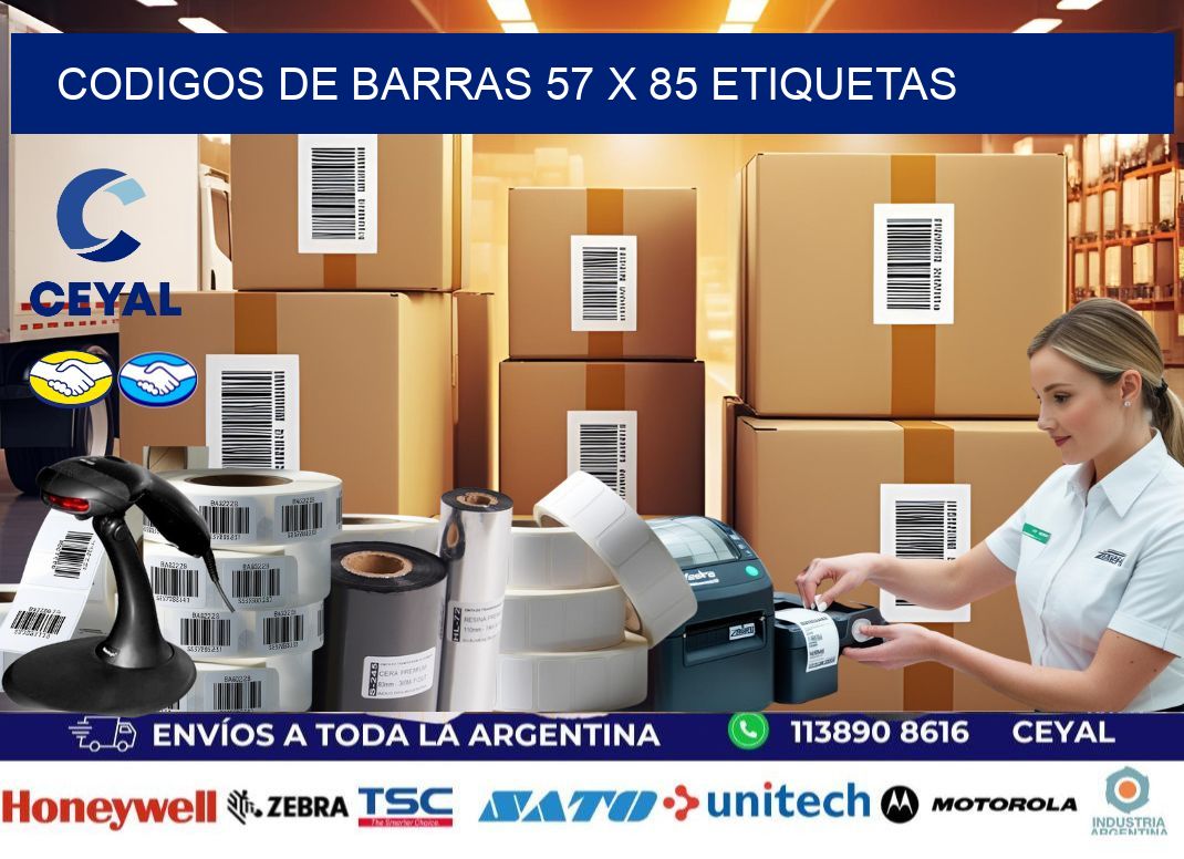 codigos de barras 57 x 85 etiquetas