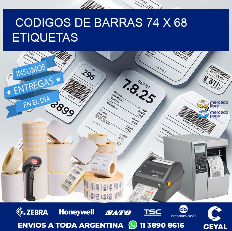 codigos de barras 74 x 68 etiquetas